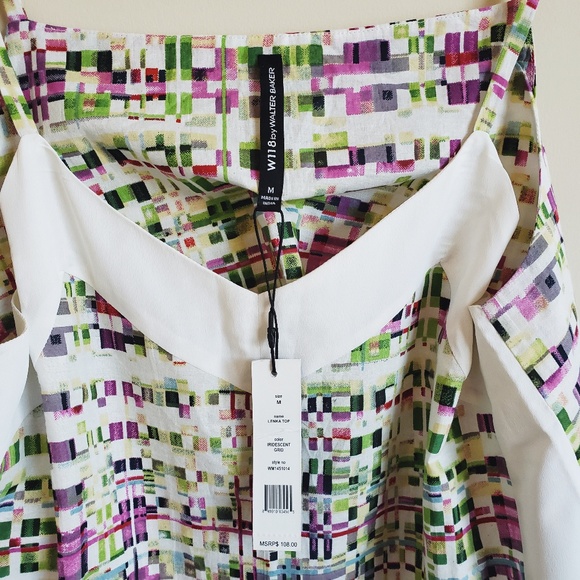 W118 by walter baker multicolored top m - Picture 8 of 8